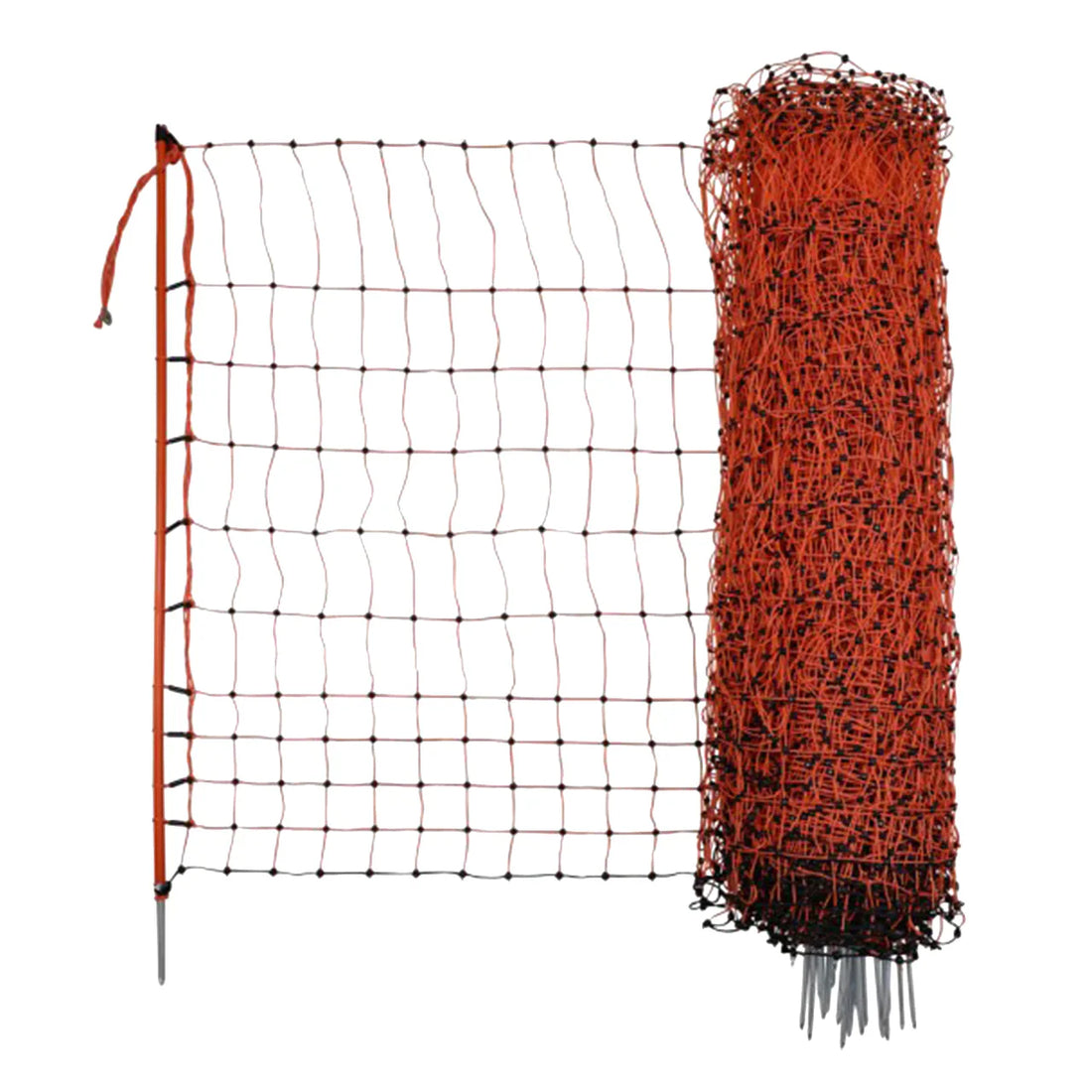 Corral Poultry Electric Netting Single Prong Orange 1.12m X 50m