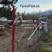 Stretcher Bar Woven Wire Mesh Fence