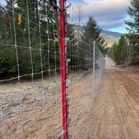 Stretcher Bar Woven Wire Mesh Fence