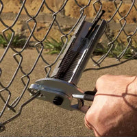 Manual hog ring pliers for the 09 gauge D style hog rings.