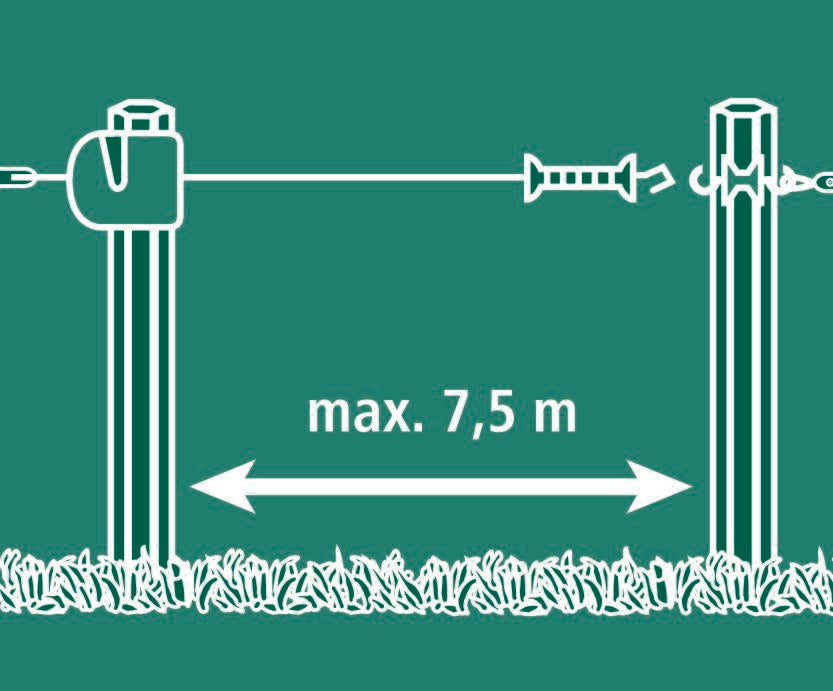Corral Flexigate rope  7.5m opening