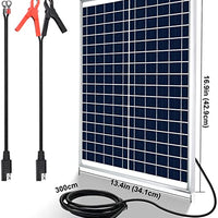 25W Solar Panel 12V Kit