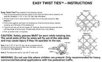 Easy Twist™ Fence Ties 11 gauge GALVANIZED