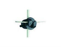 Gallagher Rod Post Screw-on Claw Insulator (with locking tab) 25/Bag