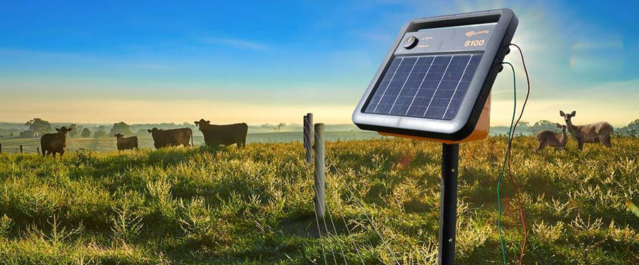 Gallagher S100 Portable Solar Fence Energizer Cattle And Deer