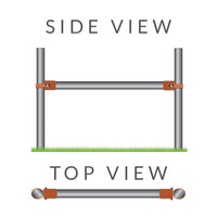 Bullet Fence Steel Pipe H-Brace Kit