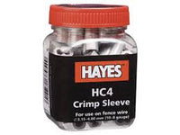 Hayes HC4 9-8 Ga Crimp Sleeves 50 Jar
