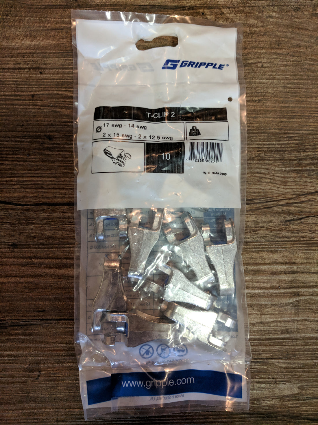 Gripple T-Clip 2 (Barbed Wire) 10/bag