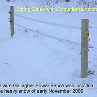 Gallagher Galvanized Spring Gate