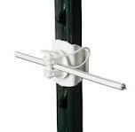 A pinlock on a t post