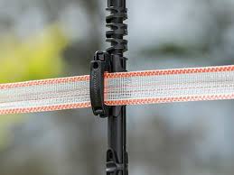 Insulated Line Post 40mm Tape Clip 20/pkg