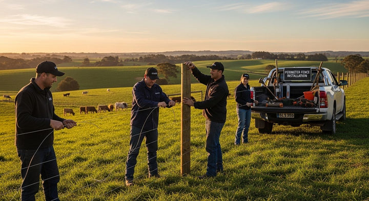 perimeter fence installation