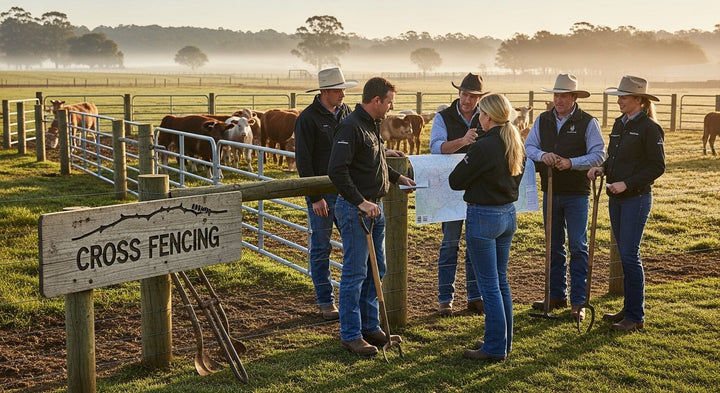 cross fencing livestock