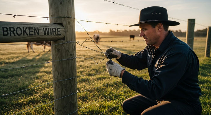 fixing broken wire farm