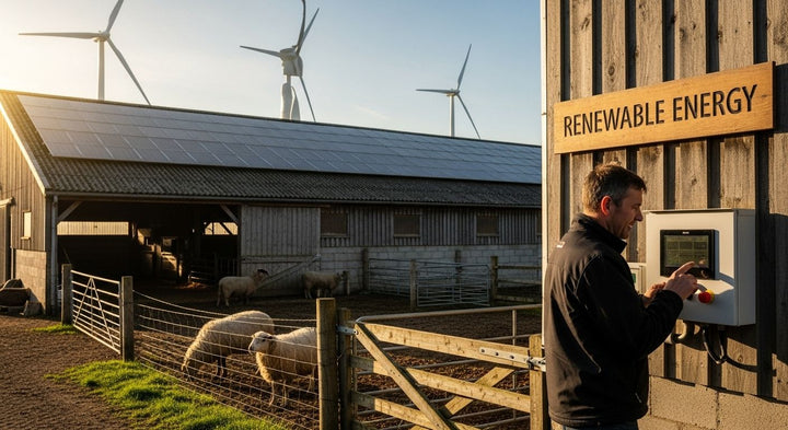 renewable energy farm landscape