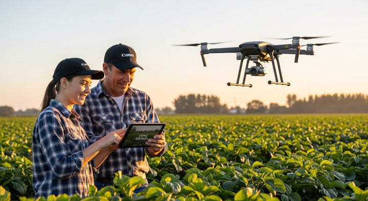 using drones agriculture