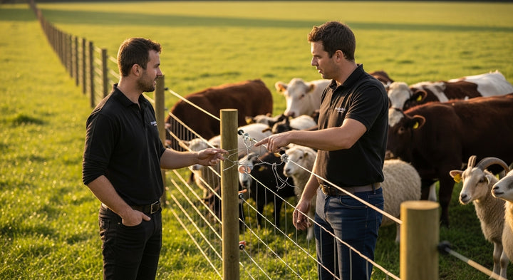 electric fence livestock farm