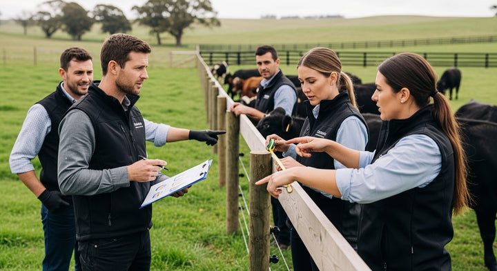 cow fence, farm, livestock management