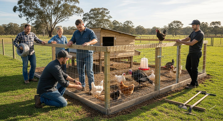 poultry fencing, farm safety, livestock enclosure