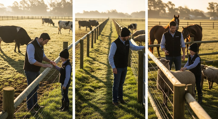 livestock fencing types, farm boundaries, agricultural fencing