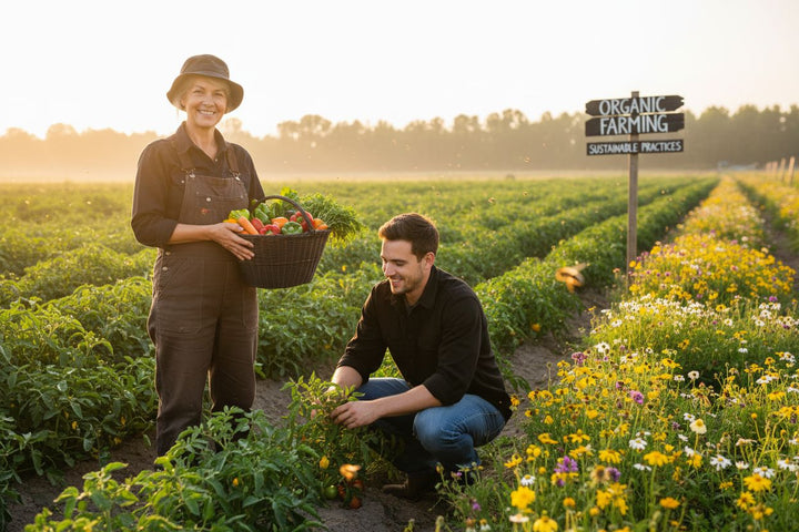 organic farming sustainable practices field
