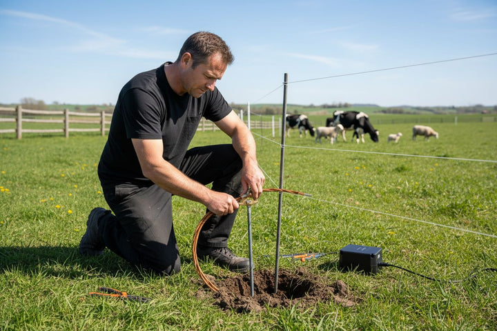 electric fence installation