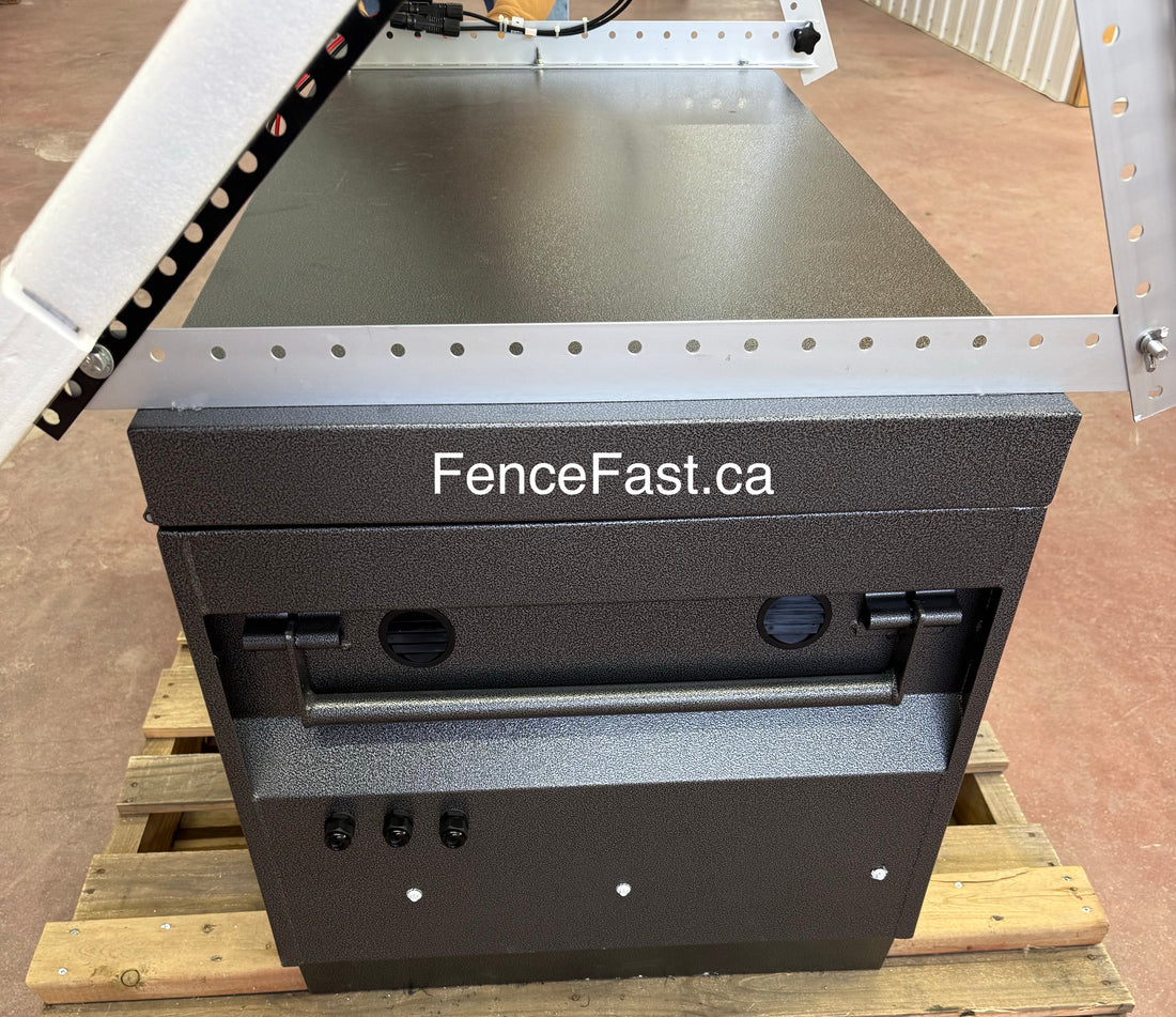 Energizer Security Box with mounted solar panel