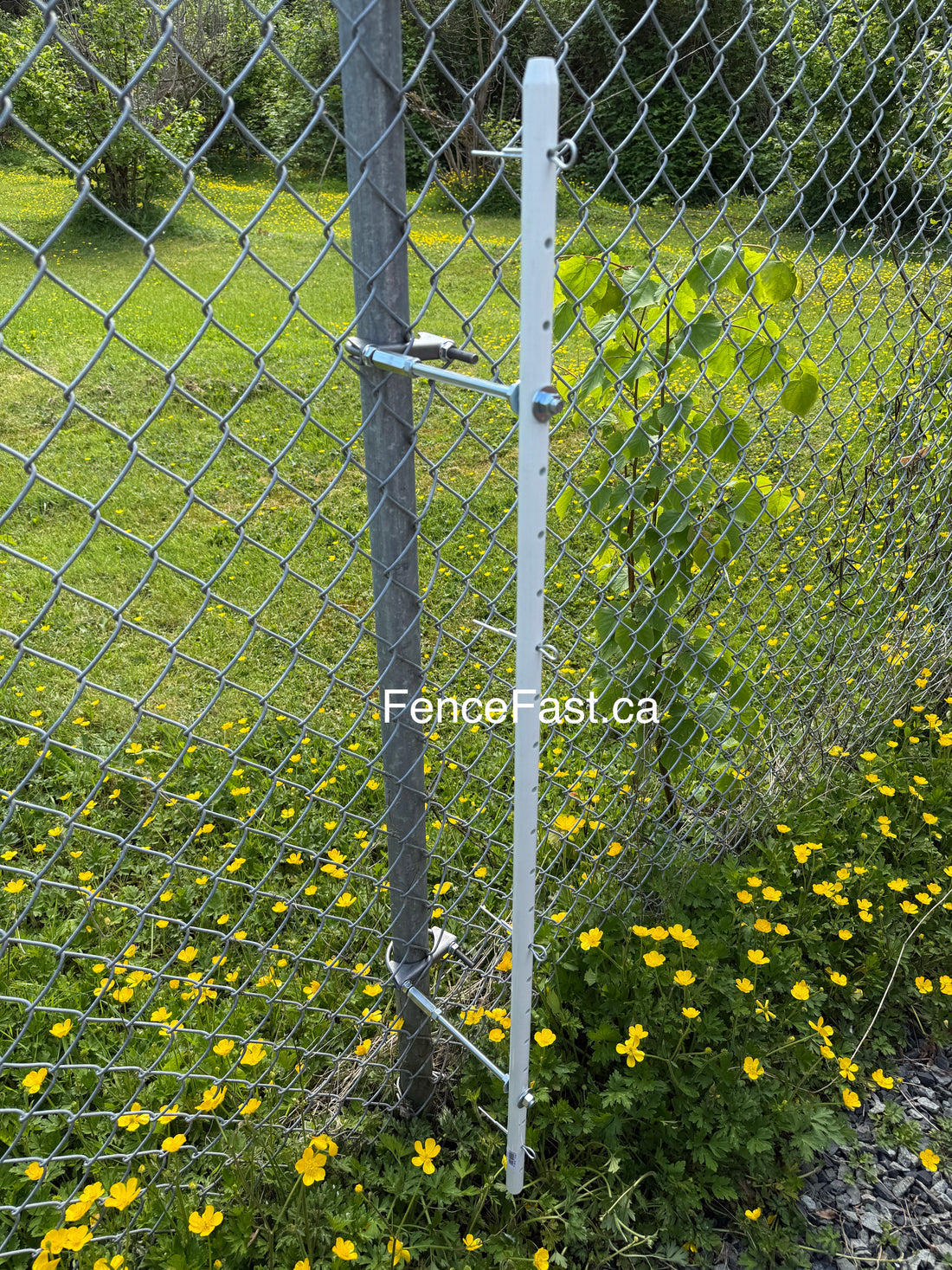 bear bar electric fence standoff clamp on hardware steel pipe