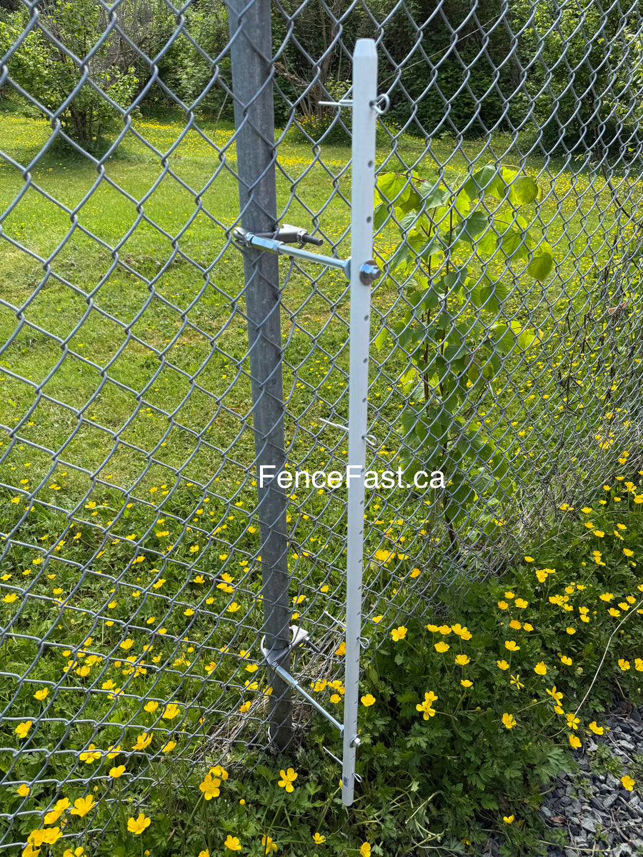 bear bar electric fence standoff clamp on hardware steel pipe