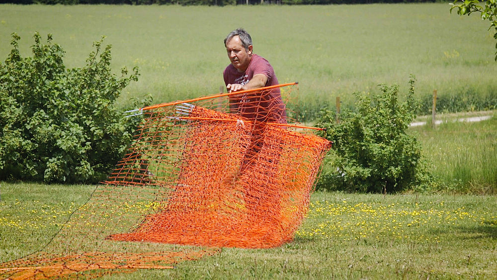 Corral Poultry Electric Netting Orange 1.12m X 50m