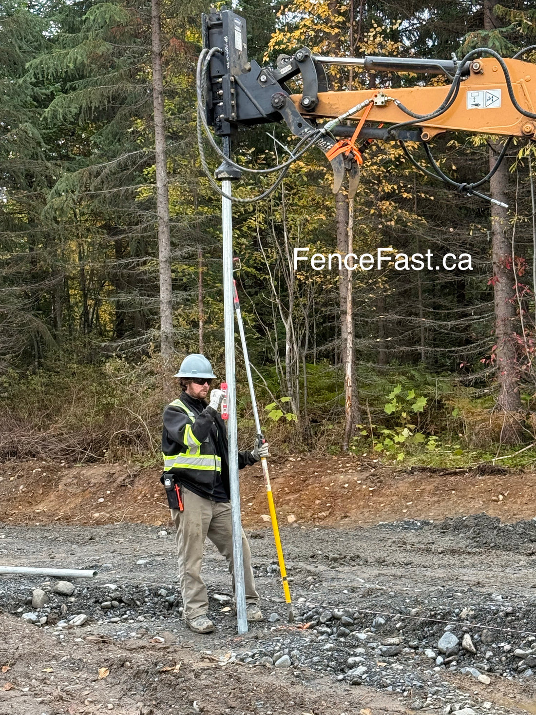 Excavator Post King Hammer