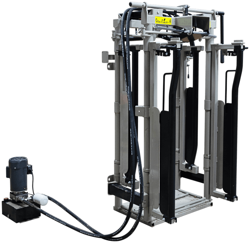 Double Headgate Auto Catch & Hydraulic Swing Back
