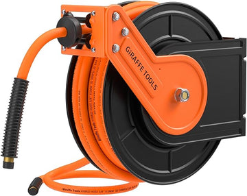 Air Tool Hose Reel with 3/8 in. x 50 Ft