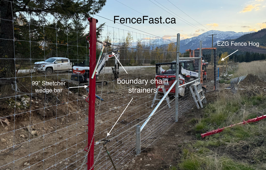 Stretcher Bar Woven Wire Mesh Fence