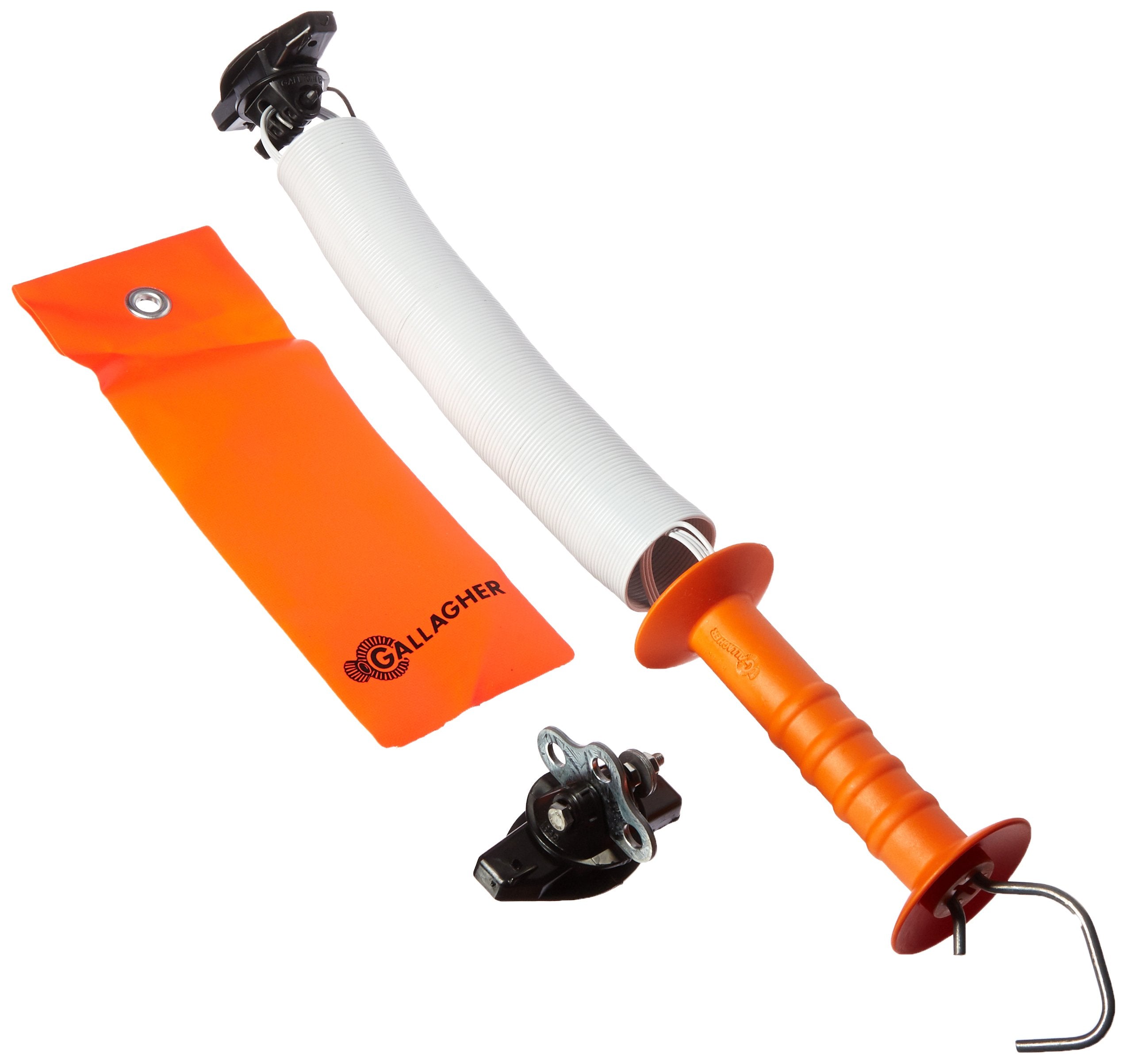 Gallagher Electric High Visibility White Spring Gate – FenceFast Ltd.