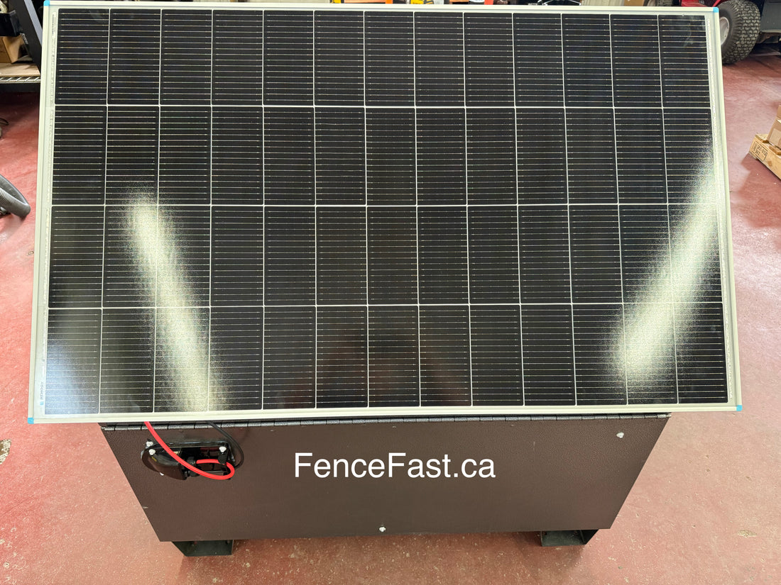 Energizer Security Box with mounted solar panel