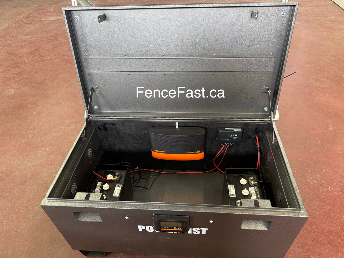 Energizer Security Box with mounted solar panel