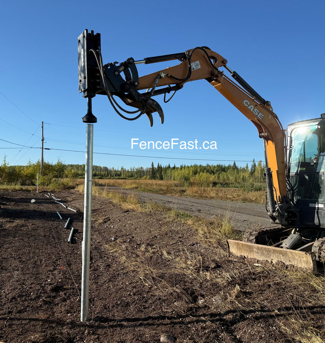 Excavator Post King Hammer