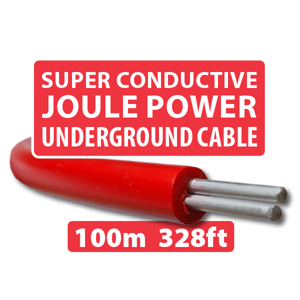 Super Conductive Joule Power Underground Cable 100m Hank (328')
