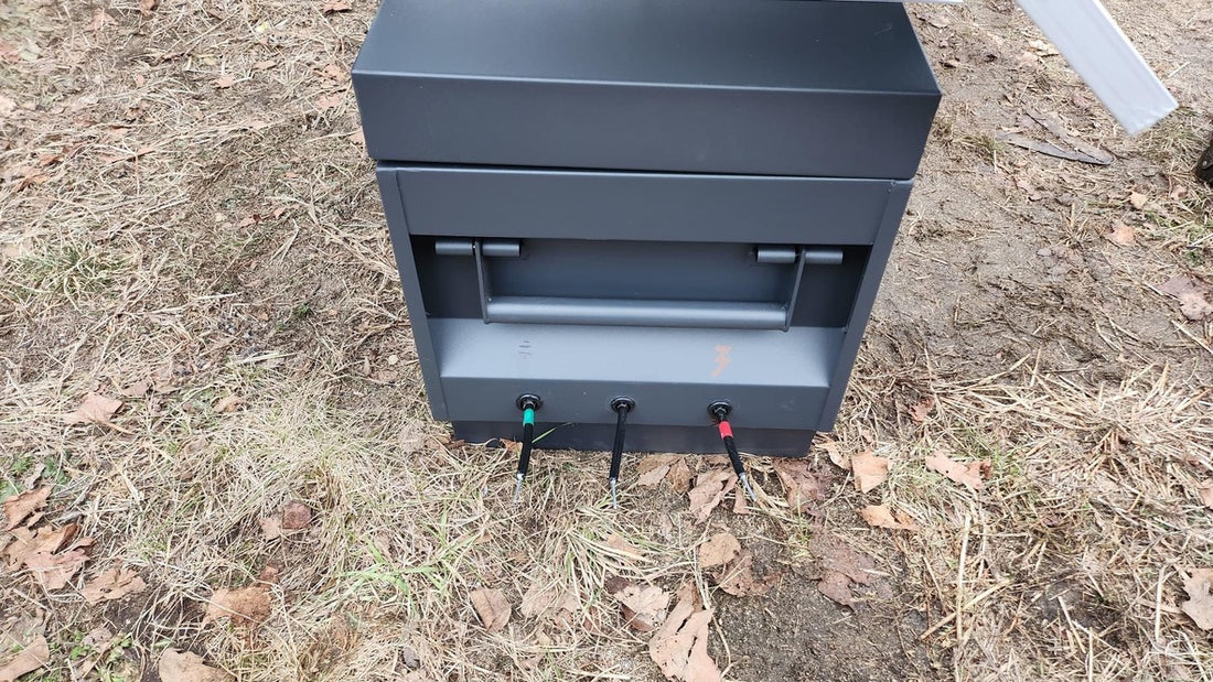 Energizer Security Box with mounted solar panel