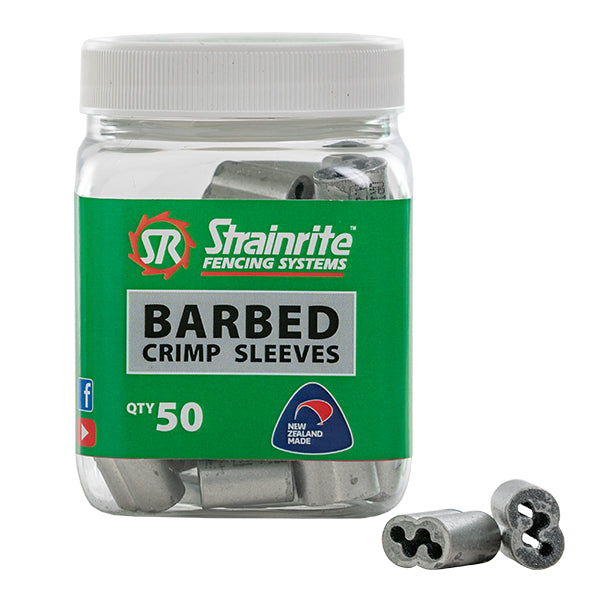 Crimp Sleeves Barbed Wire – Bottle of 50