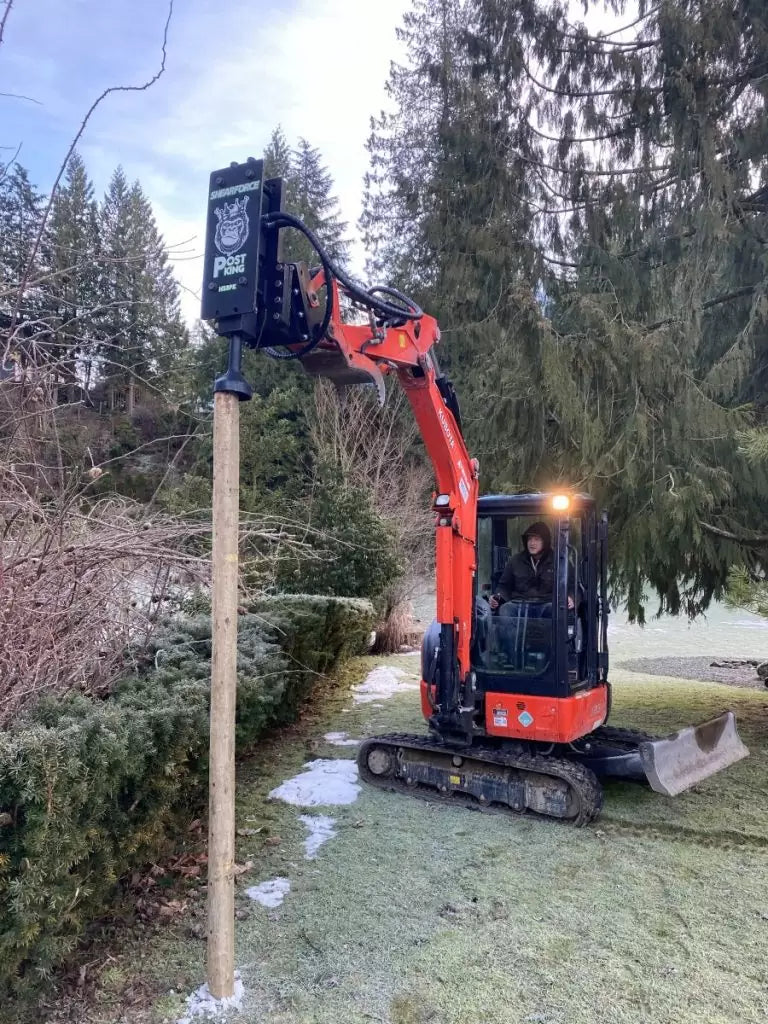 Skid Steer Loader Post King Hammer