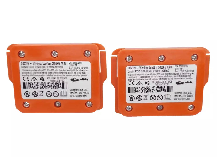 Gallagher Replacement 5000KG Wireless Loadbar Modules Pair G06339