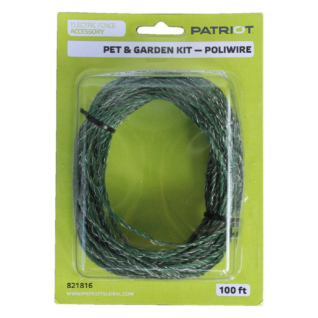 Patriot poliwire pet and garden green wire 100ft roll