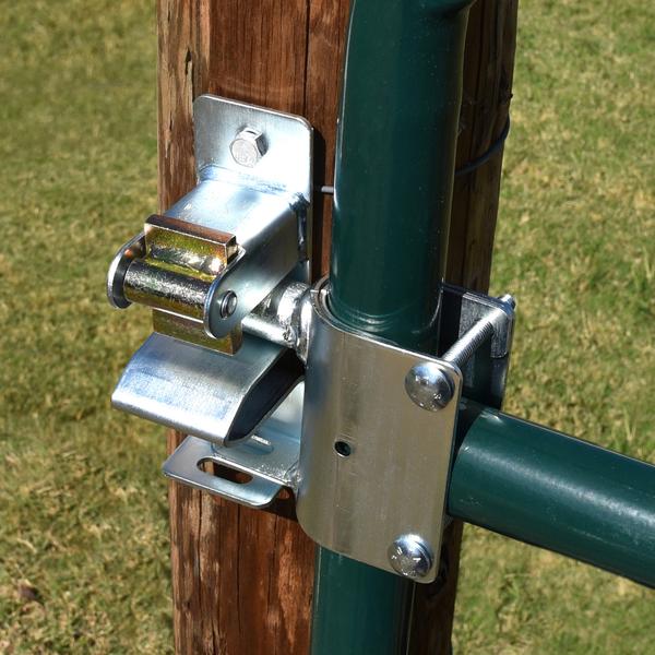 One-Way Lockable Gate Latch