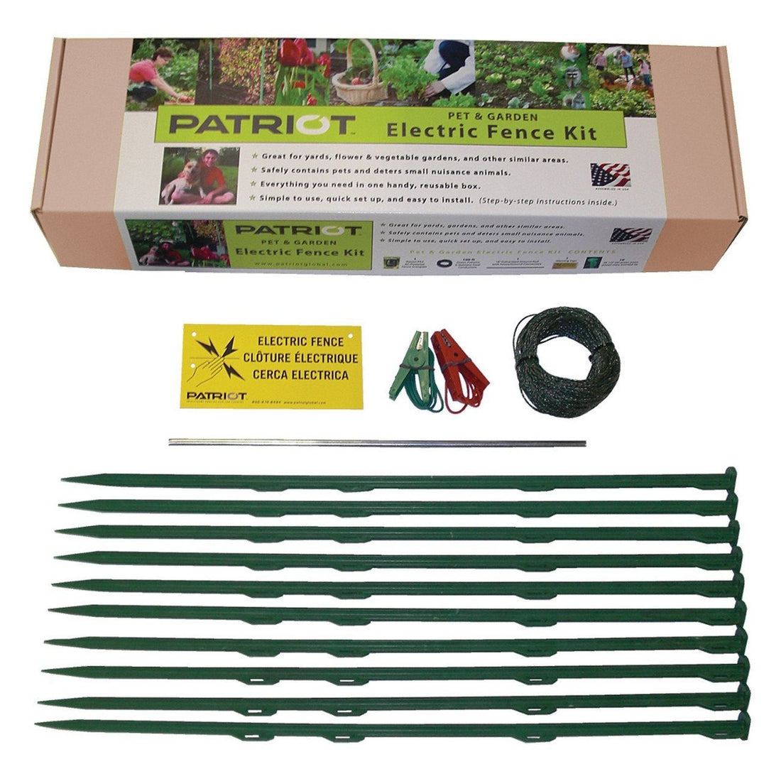 Patriot Pet and Garden Electric Fence Accesory Kit