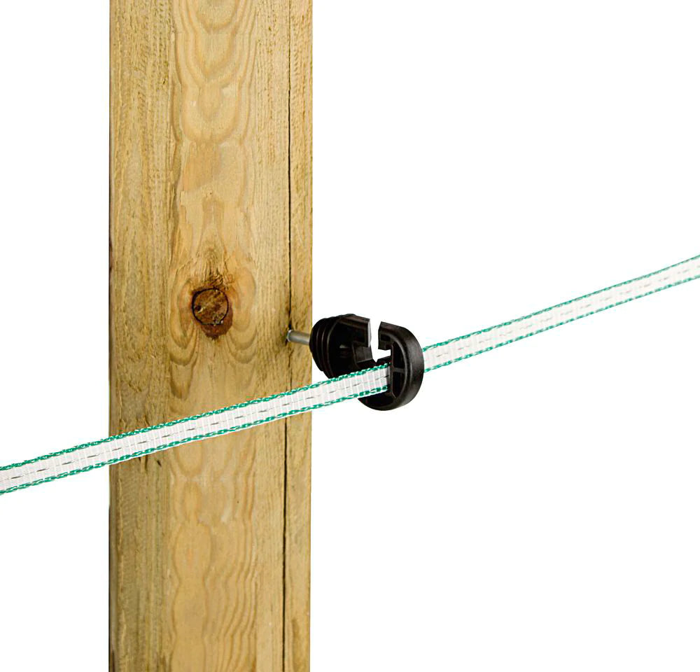 CORRAL premium combo screw-in ring wood post insulator 35/pkg