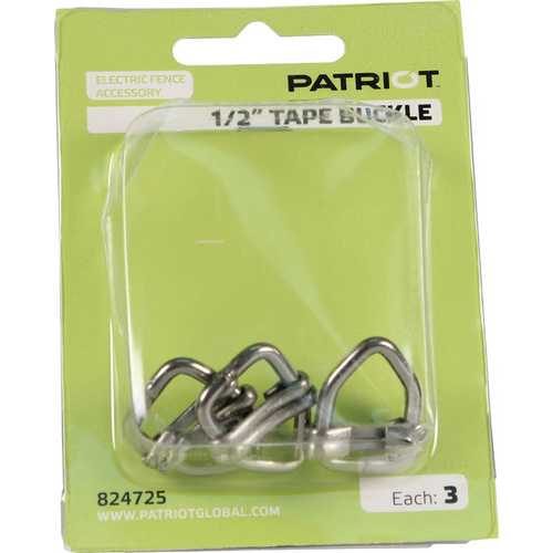 Patriot 1/2" tape to 1/2" tape joiner buckle (3 pack)