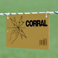 Corral Electric Fence Warning Signs