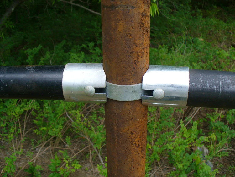 Bullet Fence Steel Pipe Rail Fence Kit